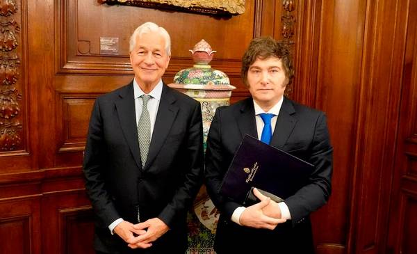 Milei participó de la cena del Consejo del JP Morgan