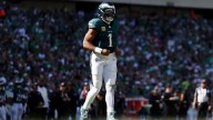 Eagles' Jalen Hurts tried to catch his own Hail Mary on what would've been the craziest play in NFL history