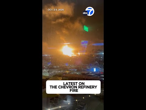 Latest on Chevron refinery fire in El Segundo