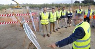 Las obras que llevarán las aguas residuales a la depuradora de Los Vados de Granada estarán terminadas a principios de 2026