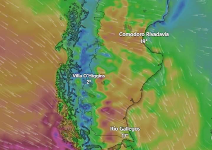 Emiten una alerta amarilla por viento en seis provincias