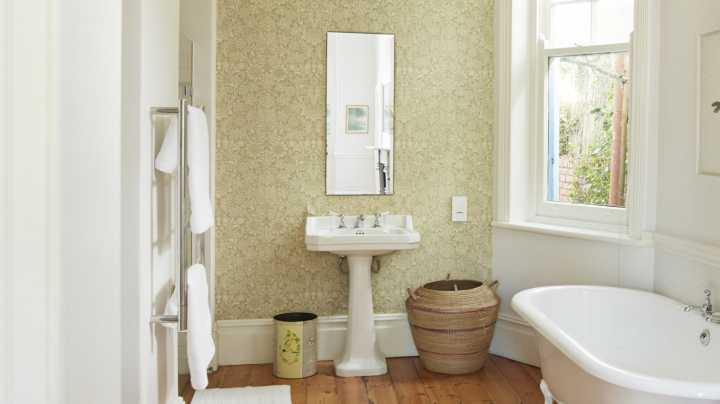 Turn A Basic Dollar Tree Bin Into A Stylish Bathroom Trash Can With An Easy DIY