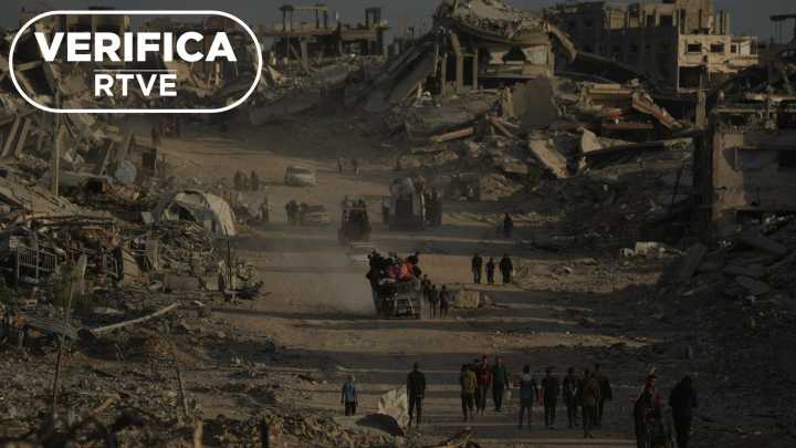 Alto el fuego en Gaza: bulos y desinformación sobre la vuelta de los palestinos a sus casas