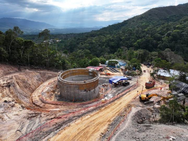 EPS Moyobamba confirma que obra de captación Juninguillo no está paralizada, pero avanza a ritmo lento