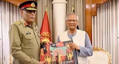 Yunus Gifts Book With Distorted Map To Pakistani General; Shows Northeastern States As Part Of Bangladesh