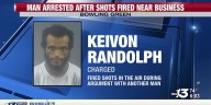 Man arrested after shots fired at Bowling Green business