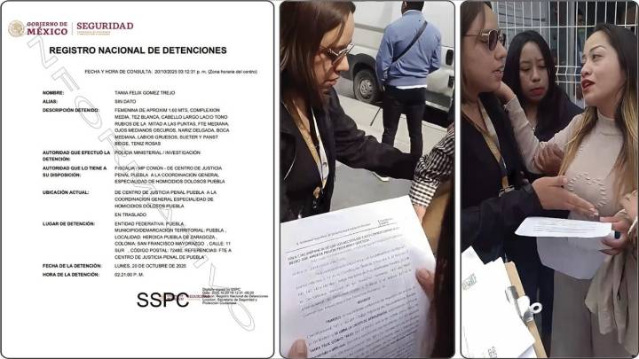 Detienen nuevamente a la priista Tania Félix N. al salir de prisión, ahora por homicidio calificado