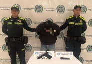 Capturado presunto delincuente con arma de fuego en Pasto