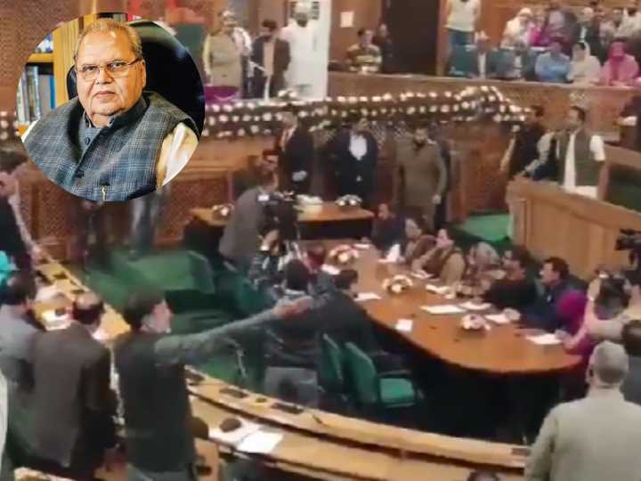 Row Erupts in J&K Assembly Over Role of Late Governor Satya Pal Malik in Article 370 Abrogation