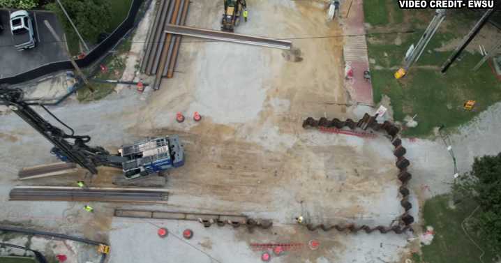 Riverside Drive expected to reopen to traffic within the next two weeks following sinkhole repairs