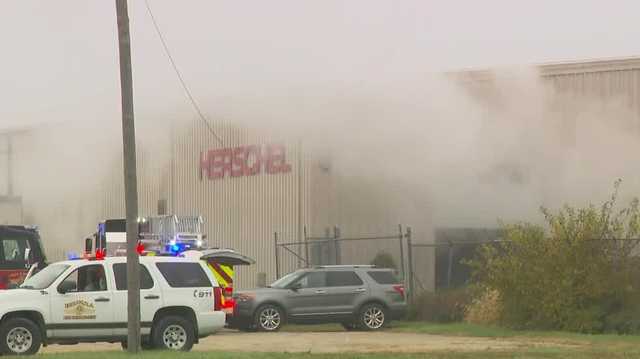 Crews respond to fire at Herschel Parts in Indianola