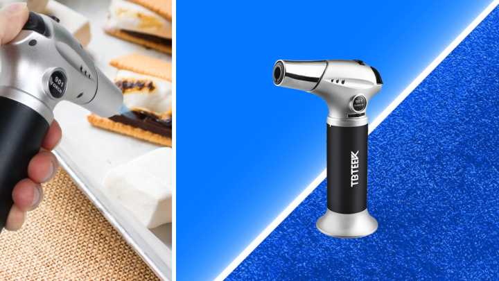 Perfect meringue to crème brûlée with this kitchen torch at Amazon