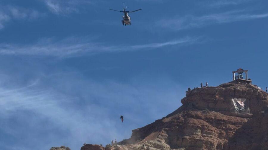 Two mountain bikers airlifted to the hospital after trick gone wrong at Red Bull Rampage