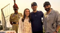 'Hindustan Zindabad': Sunny Deol Visits Attari Border With Son Karan Deol, Meets BSF Jawans