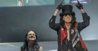 Alice Cooper celebrates 77th birthday with epic performance