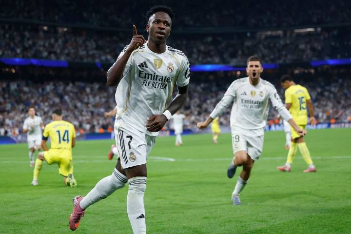 Real Madrid recupera la cima de La Liga con doblete de Vinicus