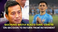 Baichung Bhatia SLAMS Sunil Chhetri for returning from international retirement