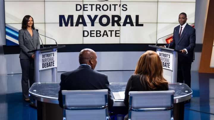 Mary Sheffield, Solomon Kinloch spar in Detroit mayoral debate