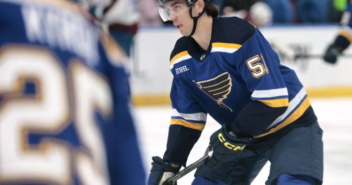 Defenseman Matthew Kessel gets first shot in Blues lineup vs. Dallas