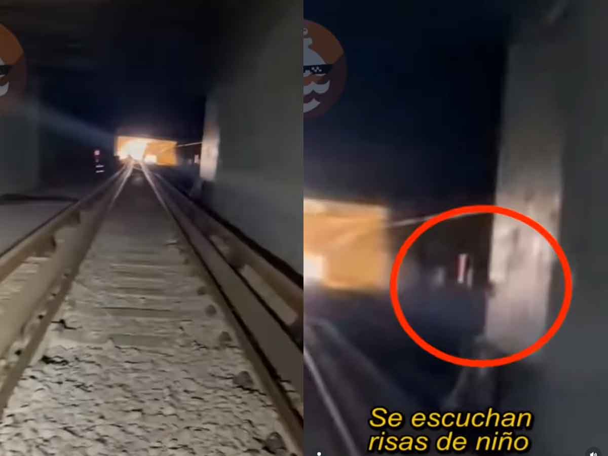 ‘Ya me espantaron’ Trabajadora del Metro capta figura paranormal en la Línea 1