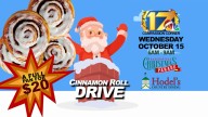 Cinnamon roll drive benefiting 2025 Bakersfield Christmas Parade taking place Oct. 15