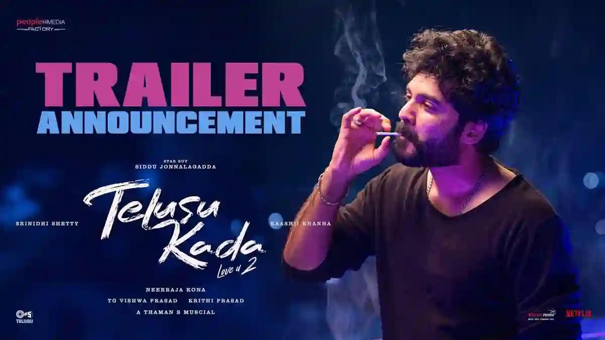 Trailer of triangular love story Telusu Kada to be out on this date