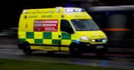 Fosse Way motorbiker in 60s rushed to hospital with life