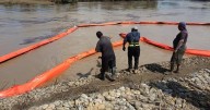 CSP: Derrame de hidrocarburo en Veracruz fue por deslave; se contrataron 3 empresas para saneamiento