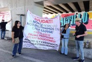 Manifestantes exigen fechas concretas para solucionar inundaciones en el norte de Saltillo
