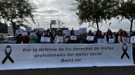 Concentración de apoyo en Badajoz mientras continúa el juicio a los tres menores acusados de matar a Belén Cortés More