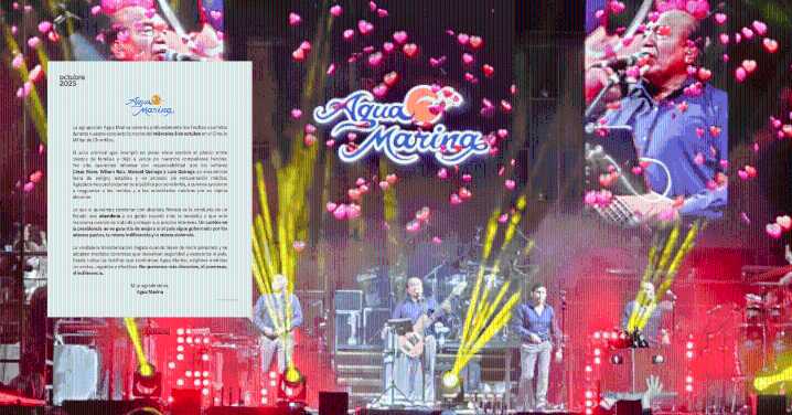 Agua Marina se pronuncia tras atentado en concierto: "Queremos condenar la conducta de un Estado que abandona a su gente"