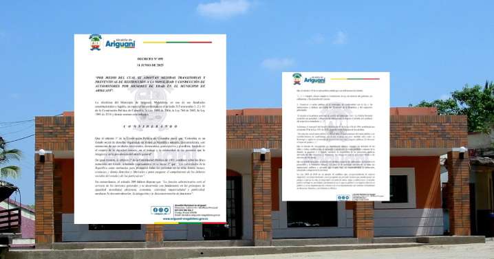 Continúa el decreto en Ariguaní que prohíbe la conducción de vehículos por menores de edad