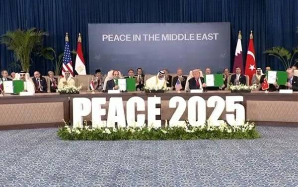 Firman líderes acuerdo de paz de Gaza en Egipto