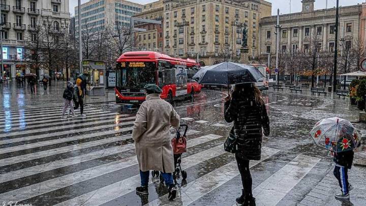 Cambio radical en Aragón: frío, lluvias y nieve para estos días
