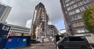 Manchester building collapses in city centre as 500 evacuated in what felt 'like an earthquake'