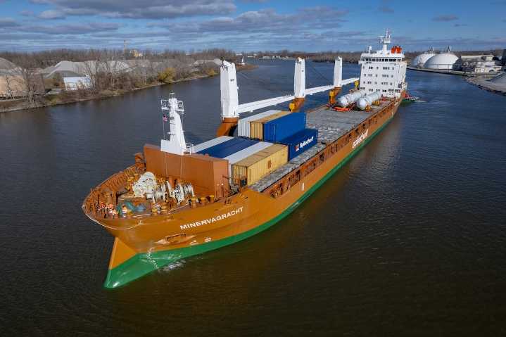 Ocean vessel with history on Great Lakes reportedly attacked by rebels