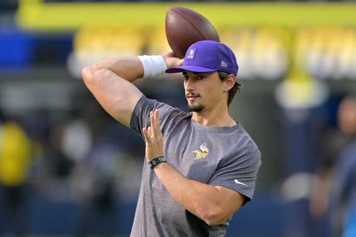 What did Max Brosmer prove as the backup for the Vikings?