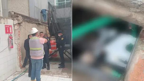 Hallan cadáver en obra de demolición de hospital del ISSSTE