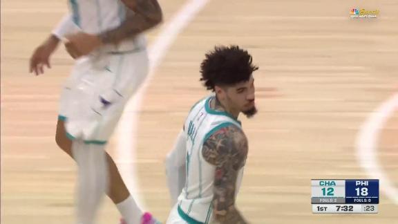 Quentin Grimes' clutch 3-pointer lifts 76ers to 125-121 win over Hornets in home opener