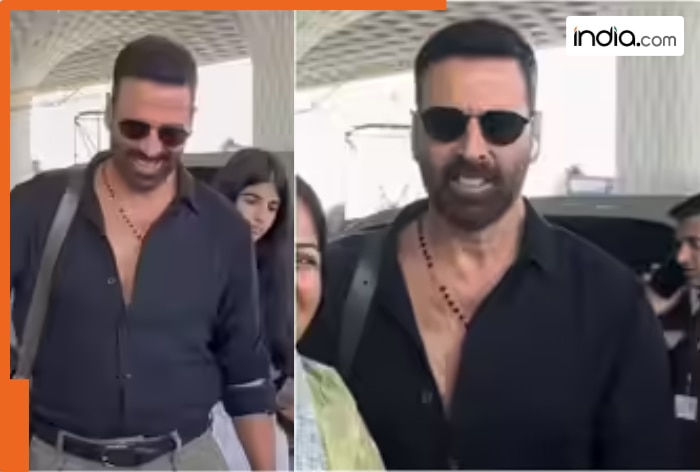 Akshay Kumar politely schools fan who got too close during airport selfie: 'Haath Niche...'