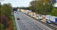 M6 live as crash shuts A500 slip-road near Stoke-on-Trent 