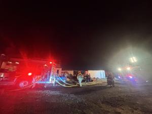 Firefighters battling house fire in Cheney