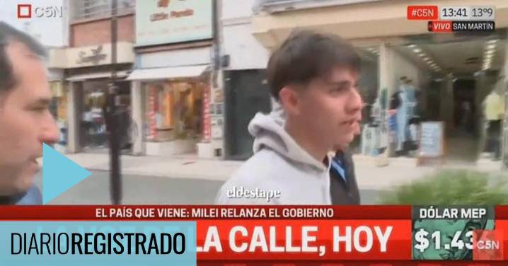 La inesperada y curiosa respuesta de un joven que votó a Milei porque “es un lindo chico”