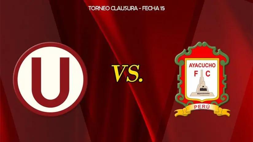 Universitario vs Ayacucho FC VIVO: ¿a qué hora juegan y dónde ver la fecha 15 del Torneo Clausura?