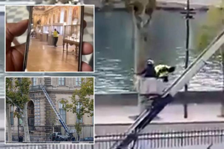 See Louvre robbers' slow getaway with $100M in jewels
