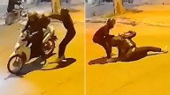 Motochorros arrastraron a una mujer para robarle