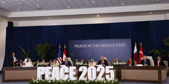 Trump, Erdogan, Al Sisi y Al Thani firman acuerdo para poner fin a la guerra en Gaza