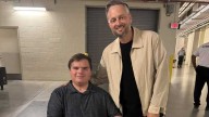 Nick Wilt, officer hurt in Louisville bank shooting, meets comedian Nate Bargatze