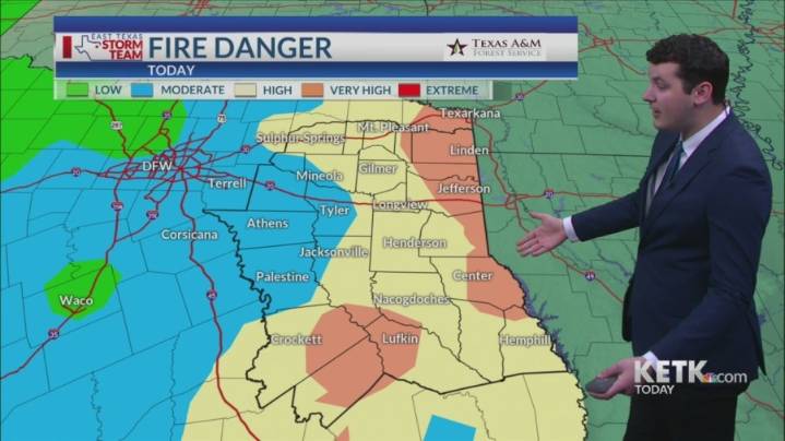 Wednesday Morning Forecast: Elevated fire danger today