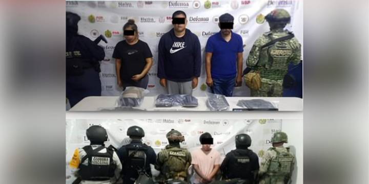 Rescatan a una persona secuestrada, decomisan droga y detienen a 5 sospechosos tras fuerte operativo en Veracruz
